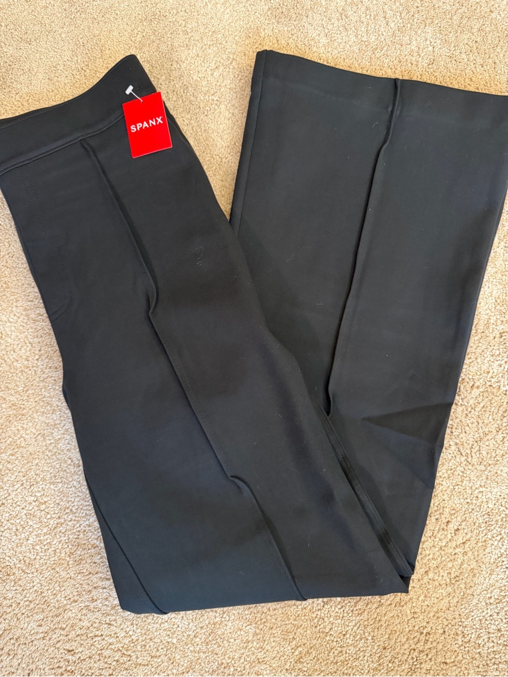 Spanx NWT High Rise Flare Leg Black Pants